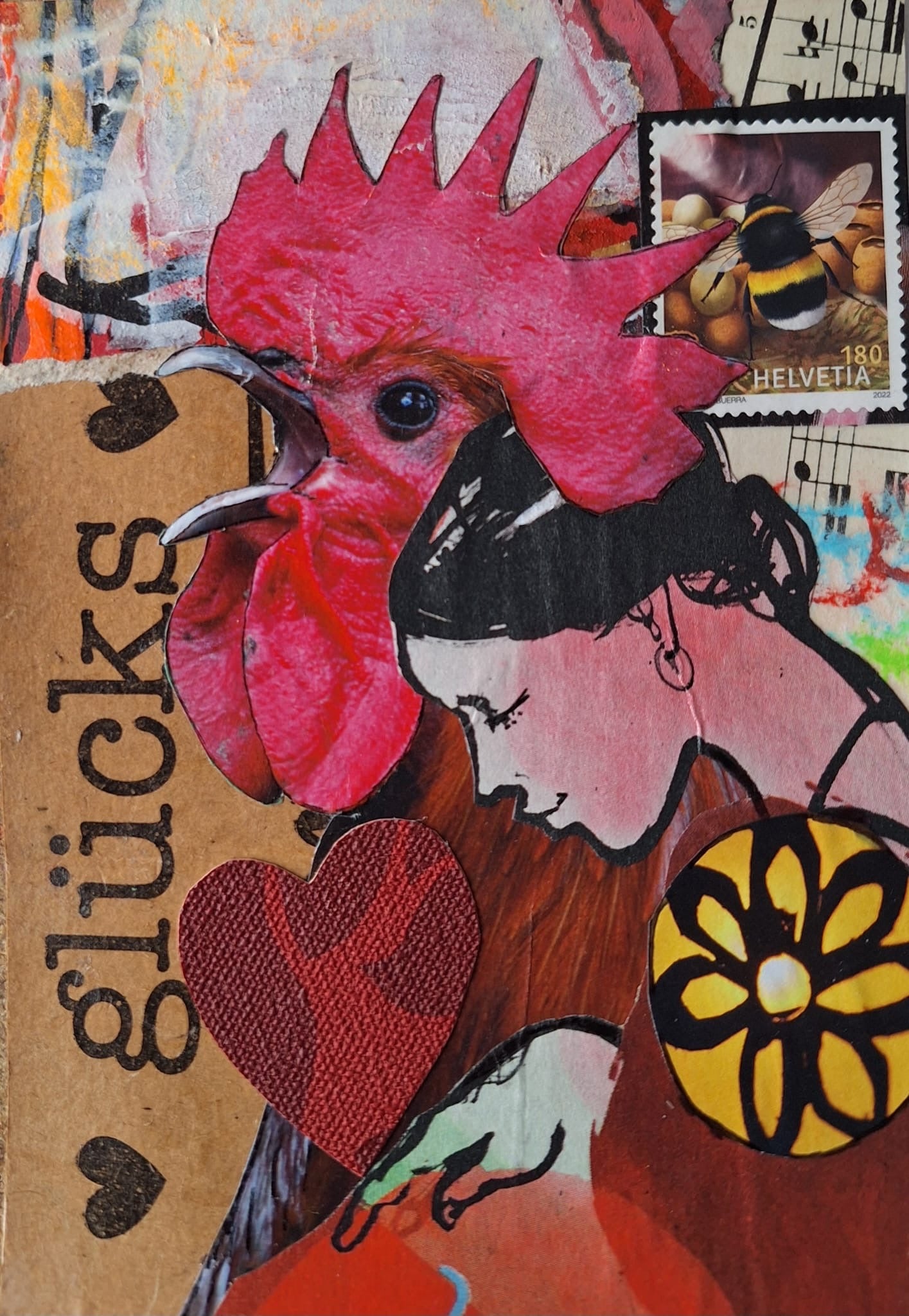 Martina Thoma Mixed Media Collage