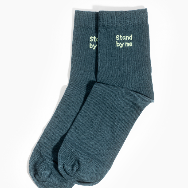 Socken mit Typo