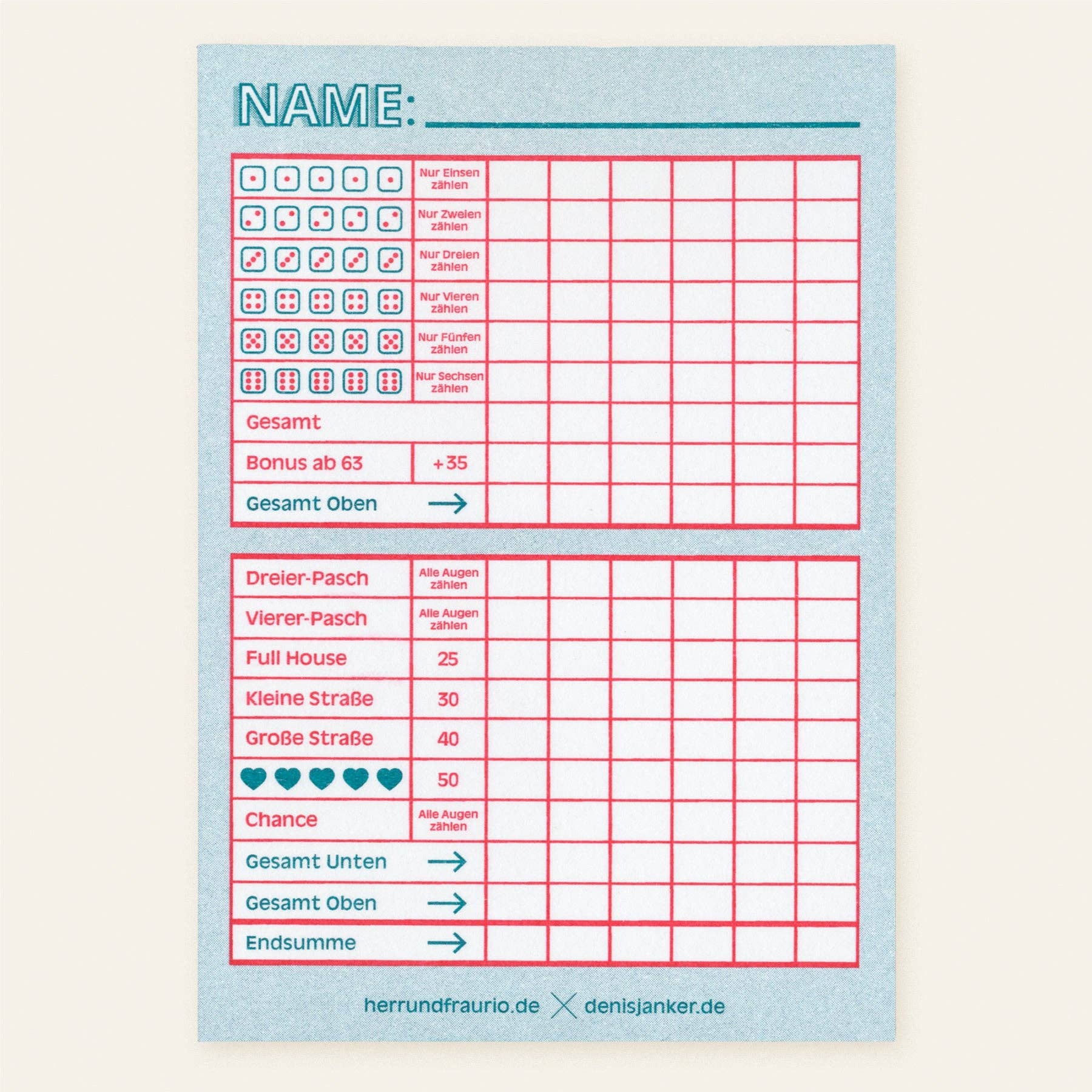Kultiges Würfelspiel - Togethery