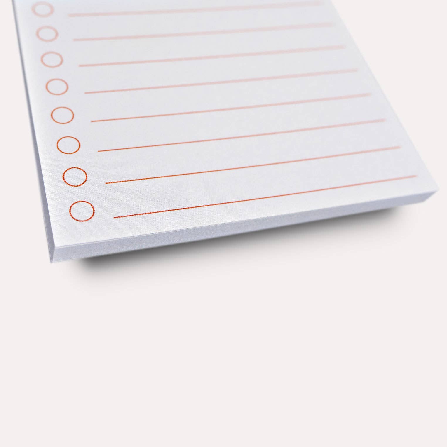 Haftnotizen mit Linien