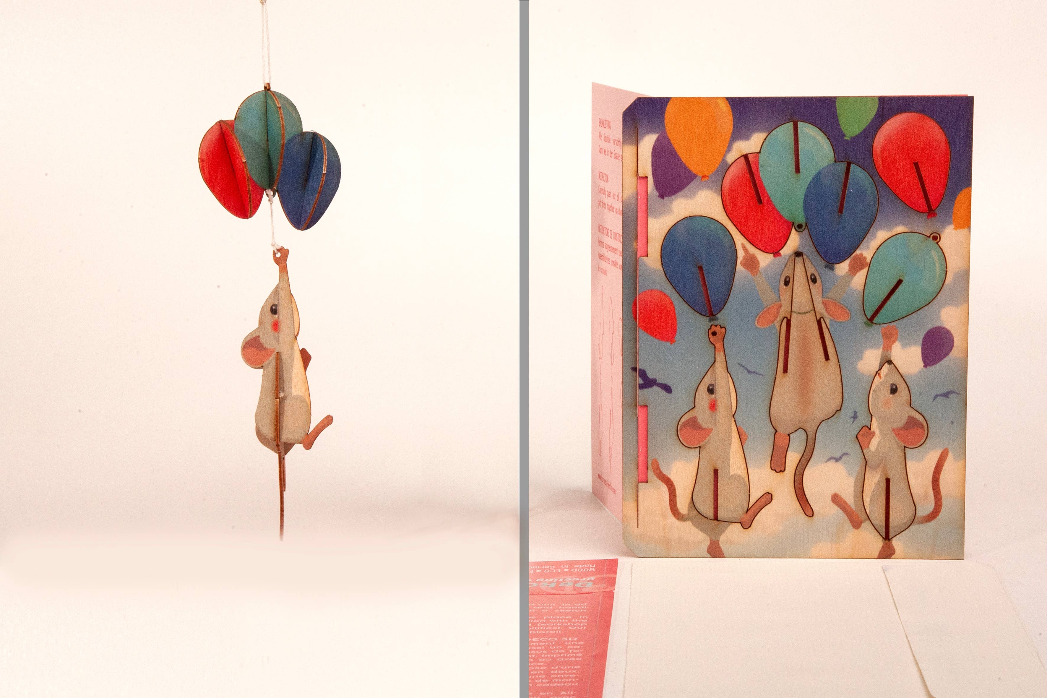 Formes Maus mit Luftballon