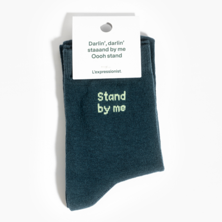 Socken mit Typo