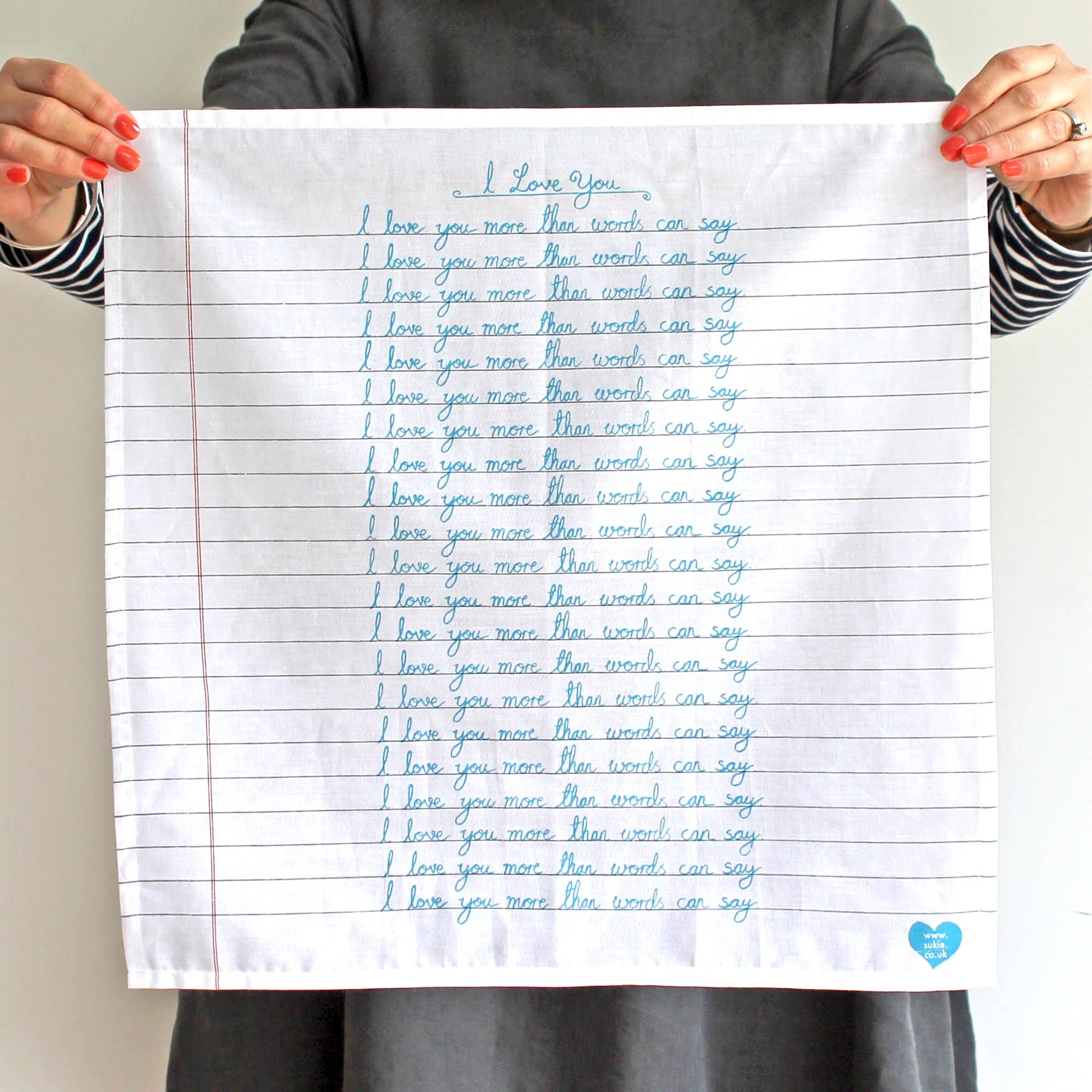 I love You-Taschentuch / Einstecktuch / Halstuch / Bandana