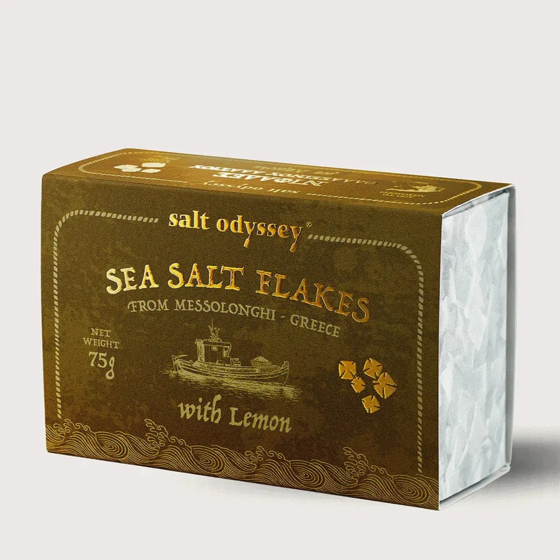 Meersalz-Flocken Zitrone, 75 g