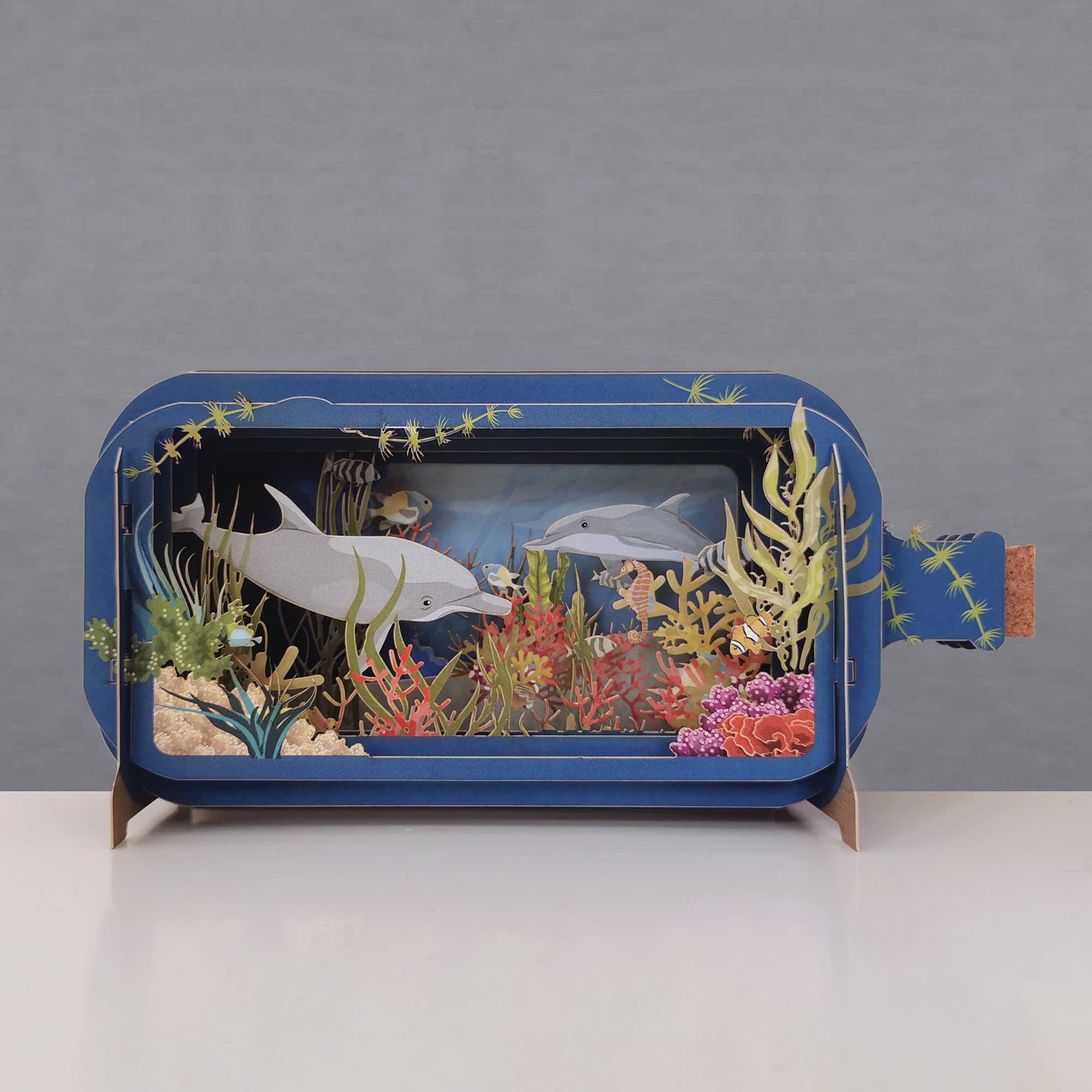 Pop-Up-Karte / Hai / 3D - Togethery