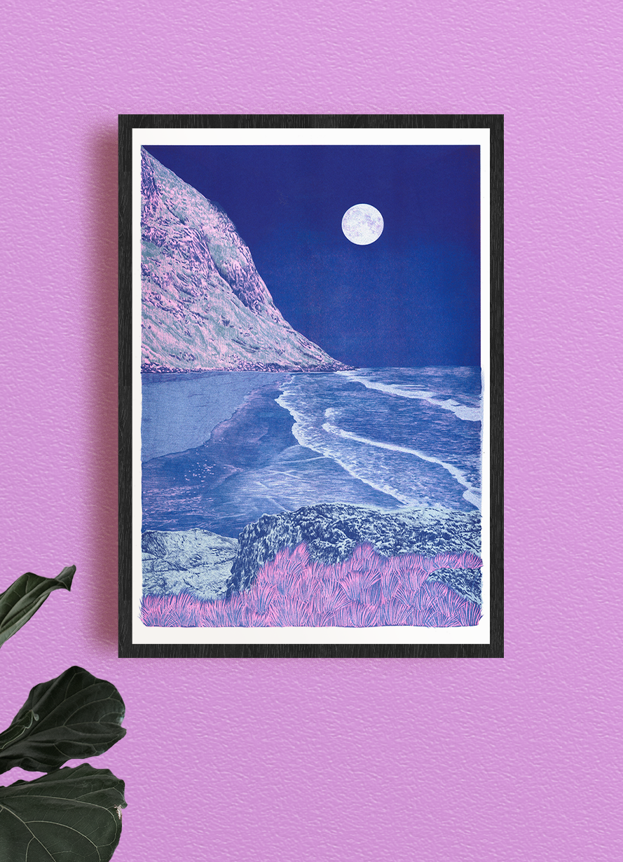 Art Print / A3 / Manon Diemer - Blaue Euphorie