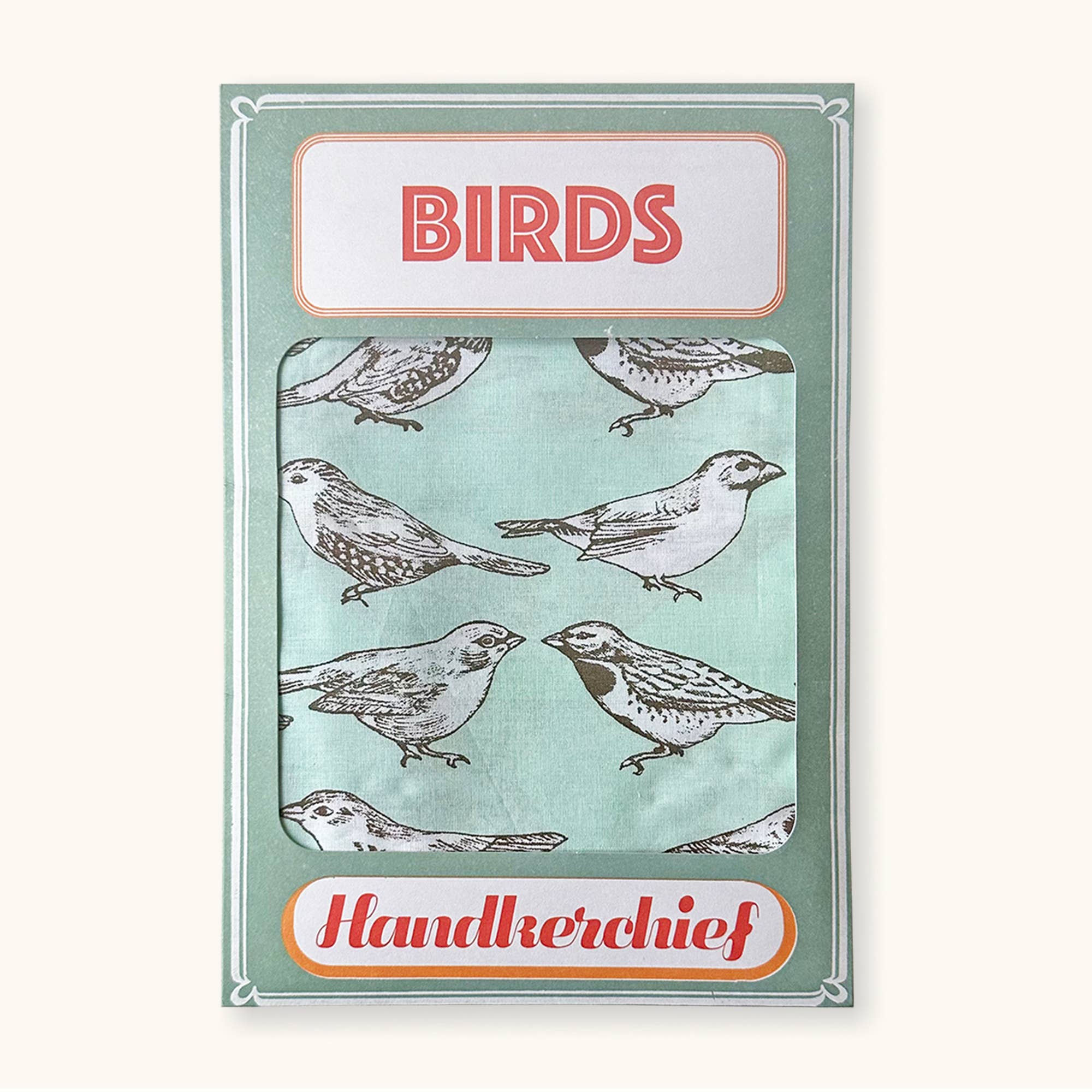 Vogel-Taschentuch / Einstecktuch / Halstuch / Bandana