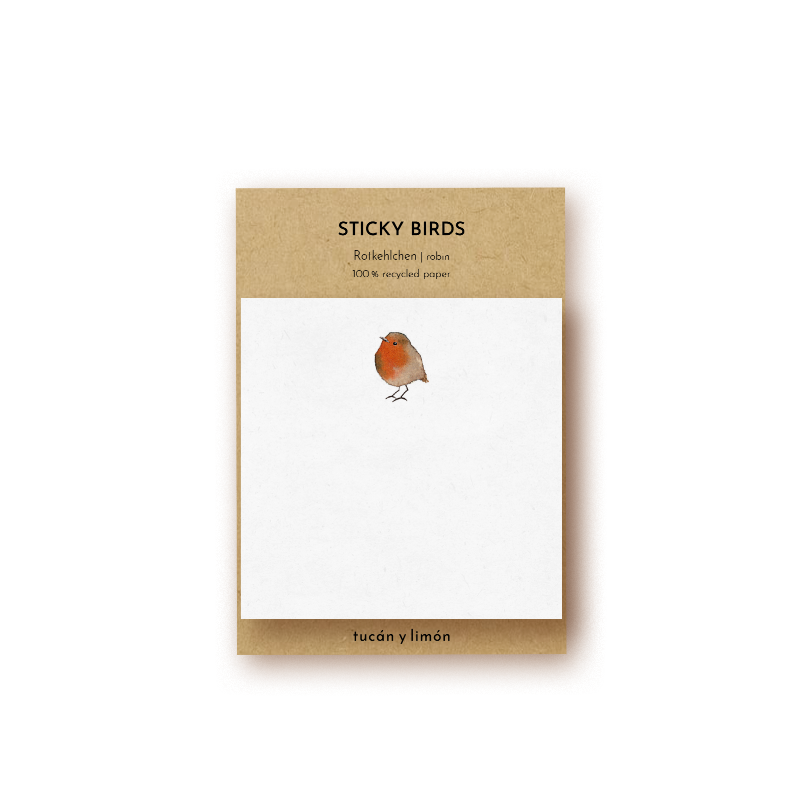 Klebenotizen / Sticky Birds / Rotkehlchen