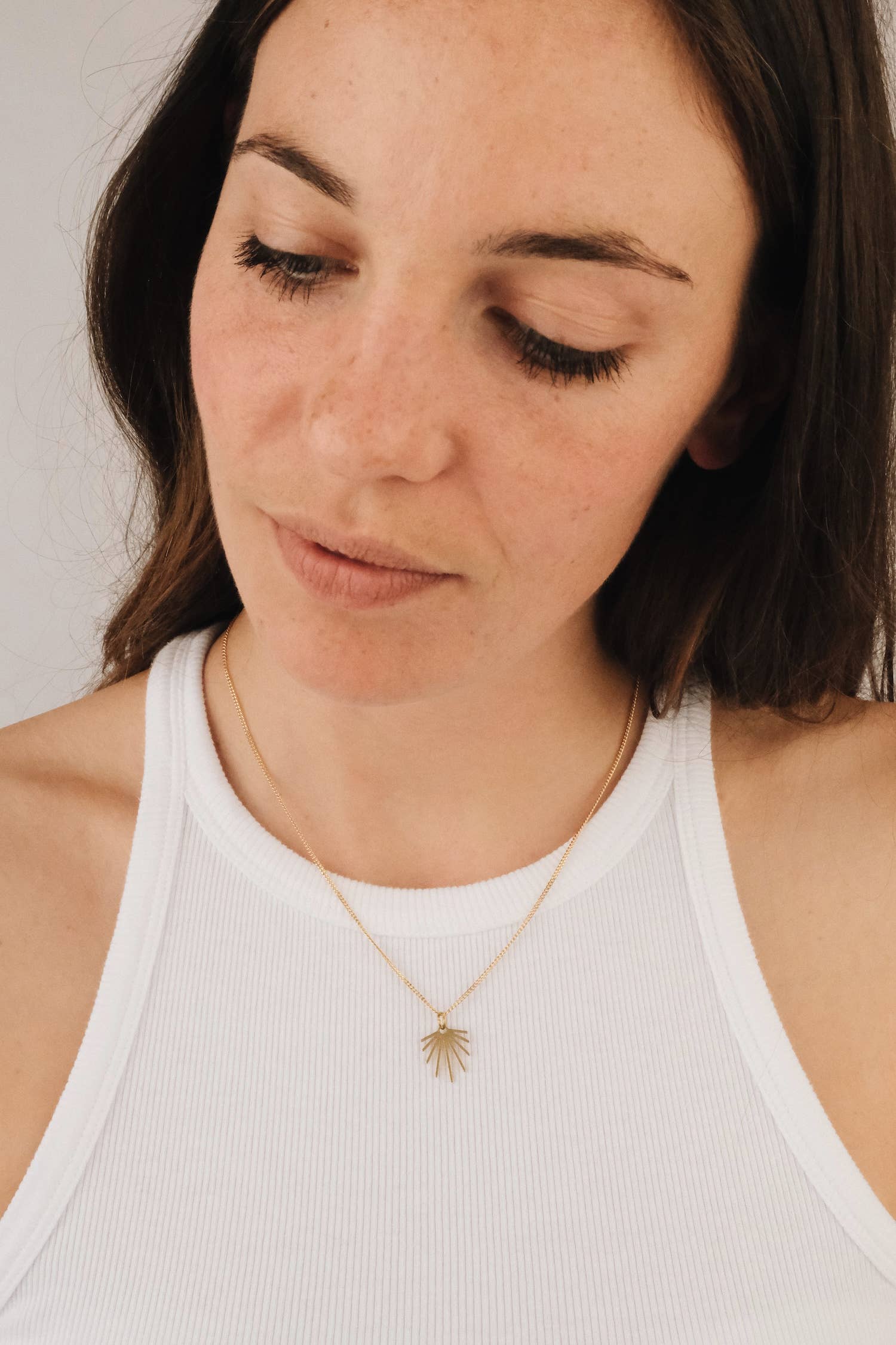 FELI HALSKETTE // Nachhaltig, Halsschmuck, Gold, Messing