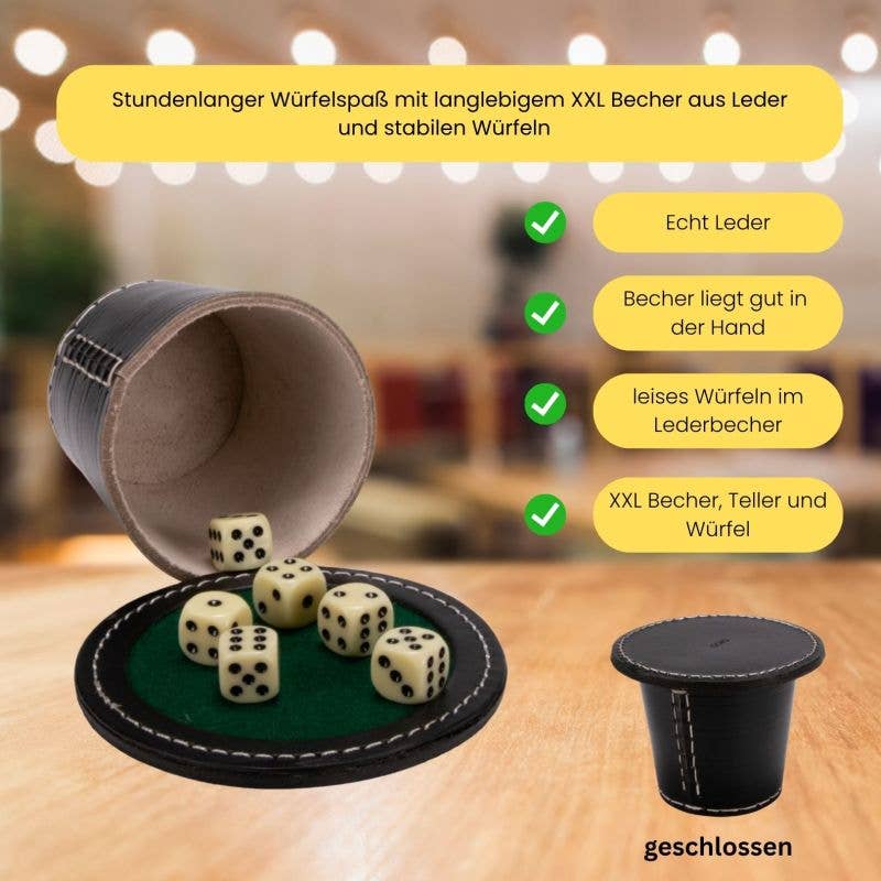 Würfelbecher groß XL