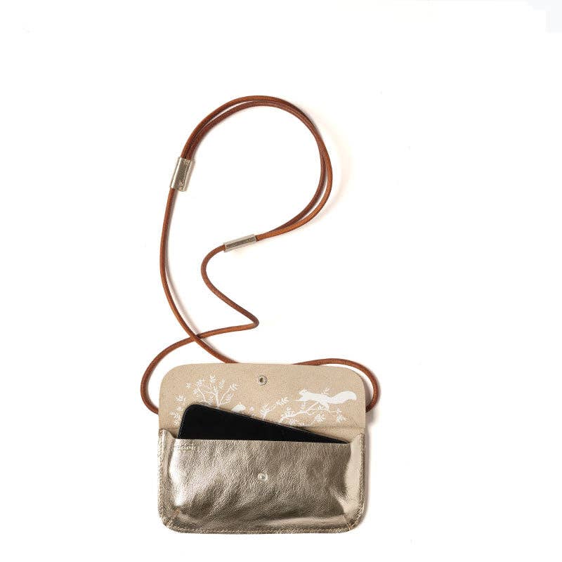 Keecie Telefontasche Leder Siebdruck