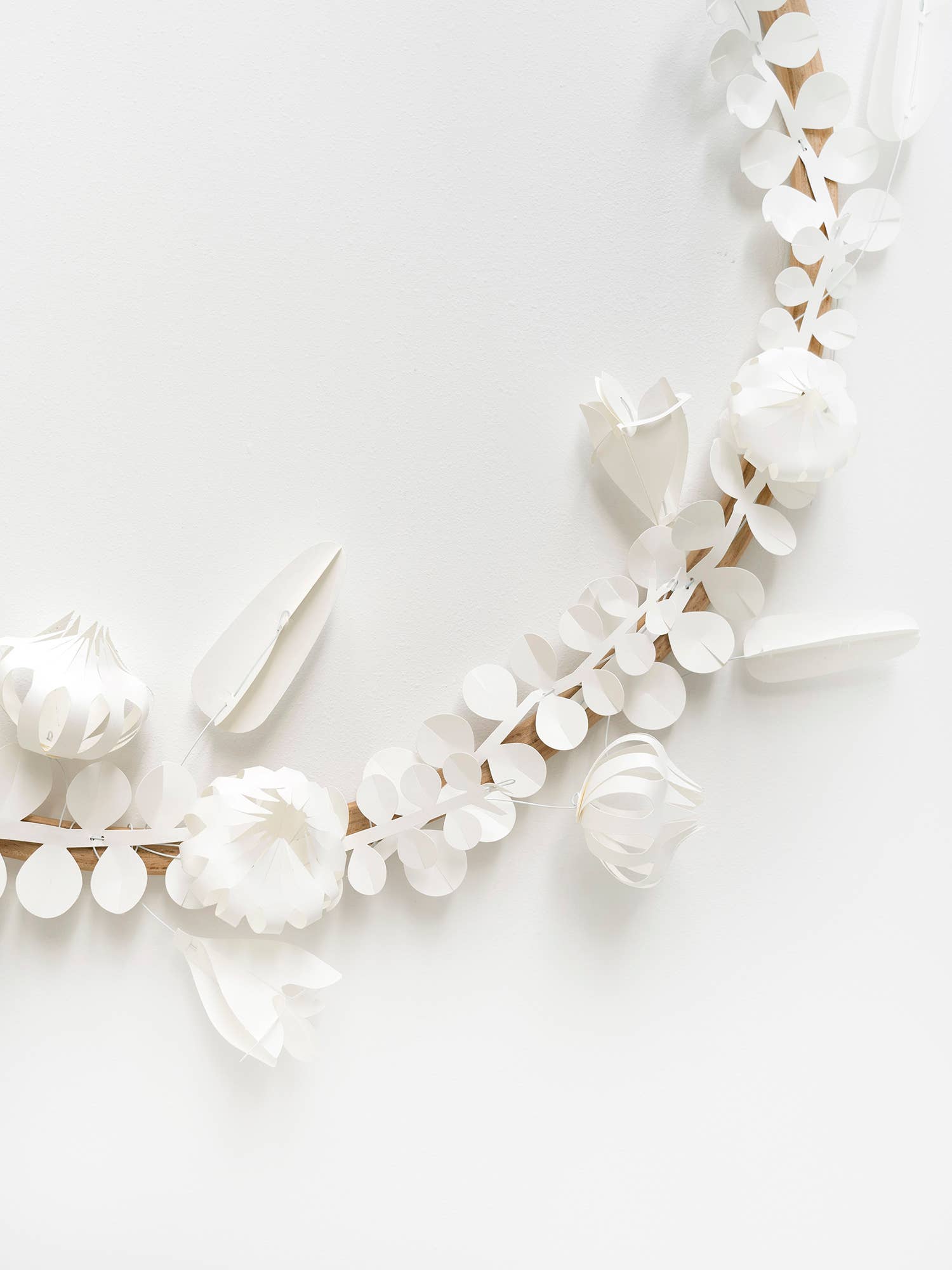 DIY-Strauß aus weißen Blumen (12 Stück)