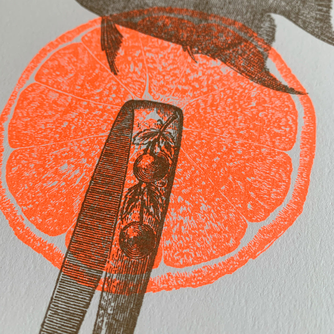 Art Print / Fisch / A4 / Pflanzenfarbe