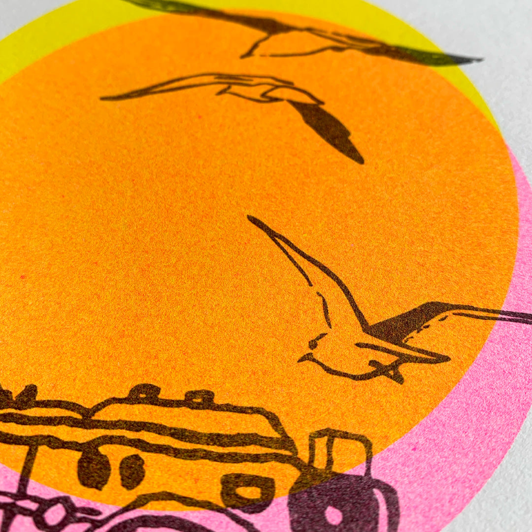 Art Print / Kamera / A5 / Pflanzenfarbe