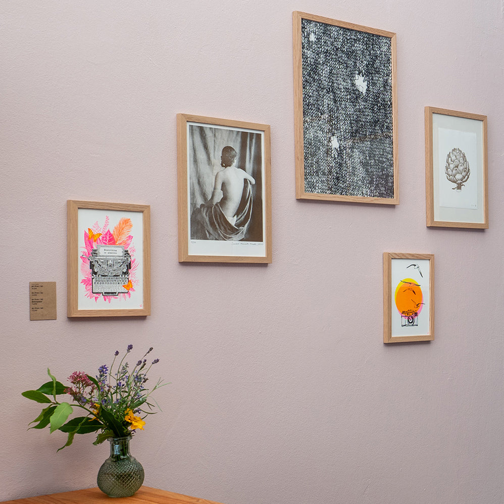 Art Print / Schreibmaschine / A5 / Pflanzenfarbe - Togethery