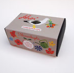 3 Blumenkugeln in Geschenkbox / Ahoi