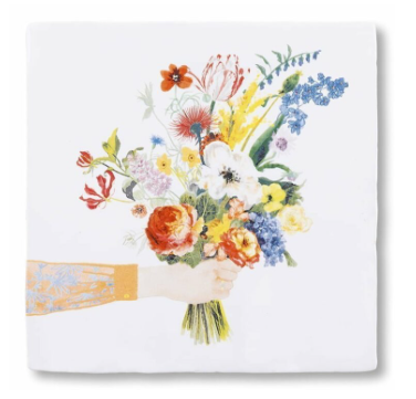 Story Tiles Fliese Blumen