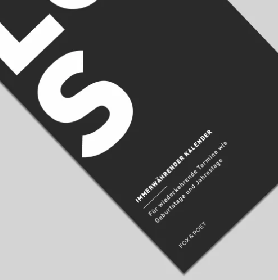 Geburtstagskalender / Zeitlos - Togethery