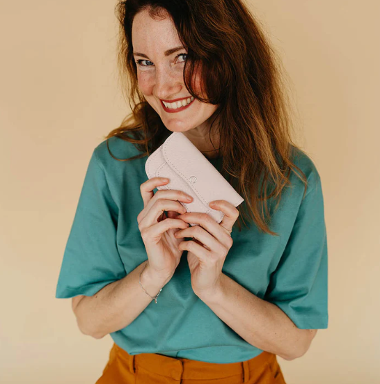 Keecie Portemonnaie Leder Siebdruck