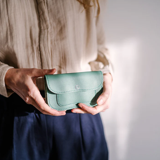 Keecie Portemonnaie Leder Siebdruck