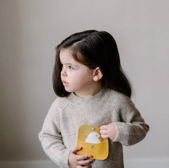 Keecie Portemonnaie Leder Siebdruck