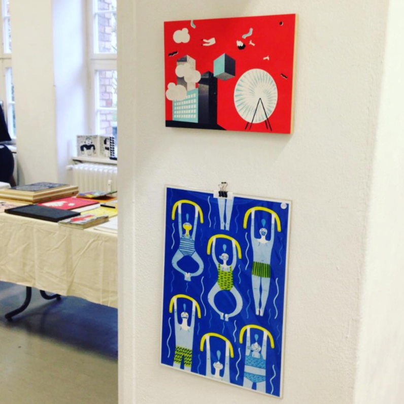 Art Print / A3 / How to Swim / Mina Braun