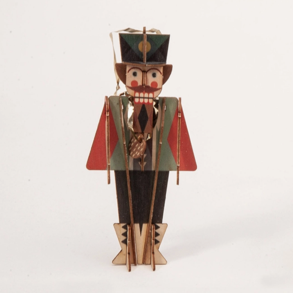 Nussknacker Holzkarte