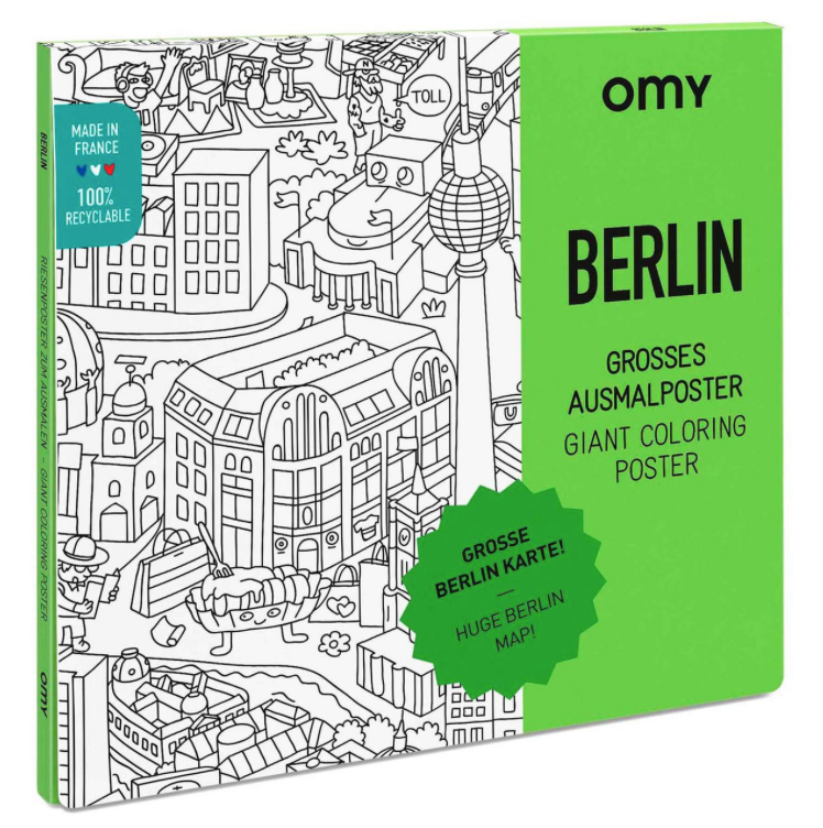 Ausmalposter / Berlin / 70x100cm
