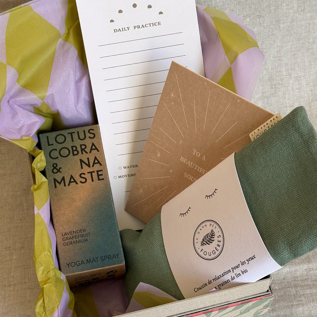 Geschenkbox „Für deine Auszeit“ – Yoga & Selbstfürsorge