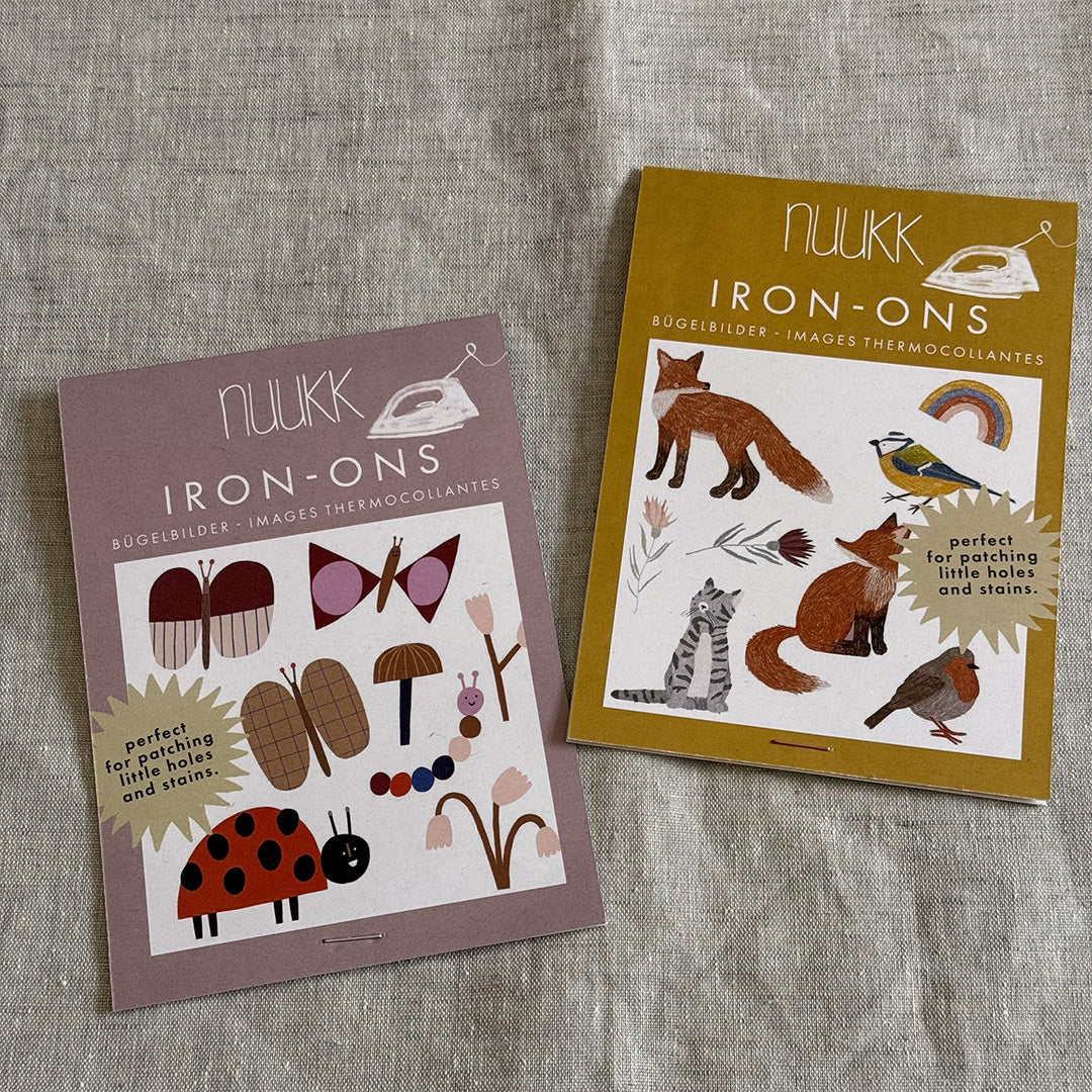 Bügelbilder -Schmetterling und Fuchs