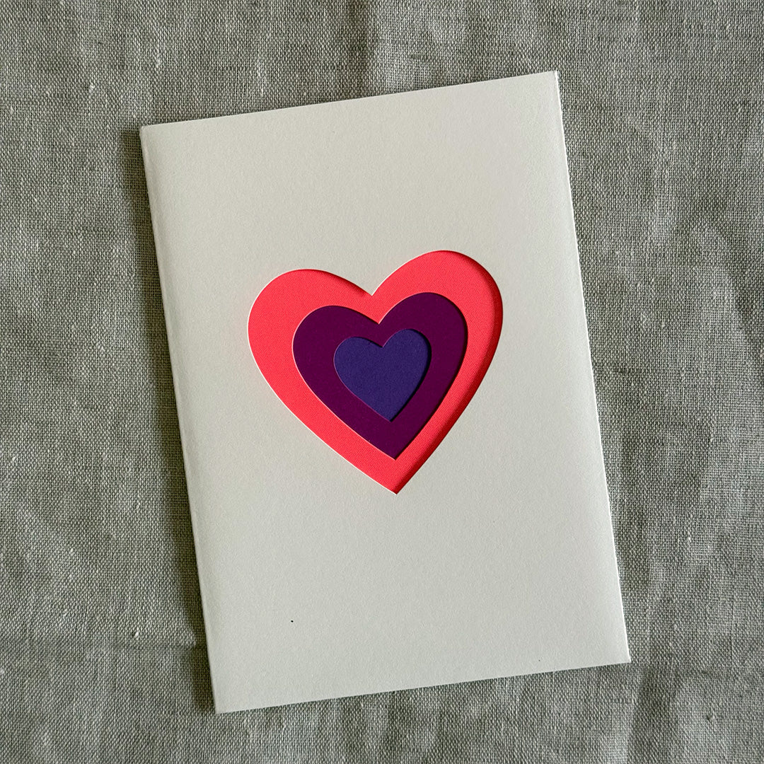 Umschlag mit Herzen - Togethery
