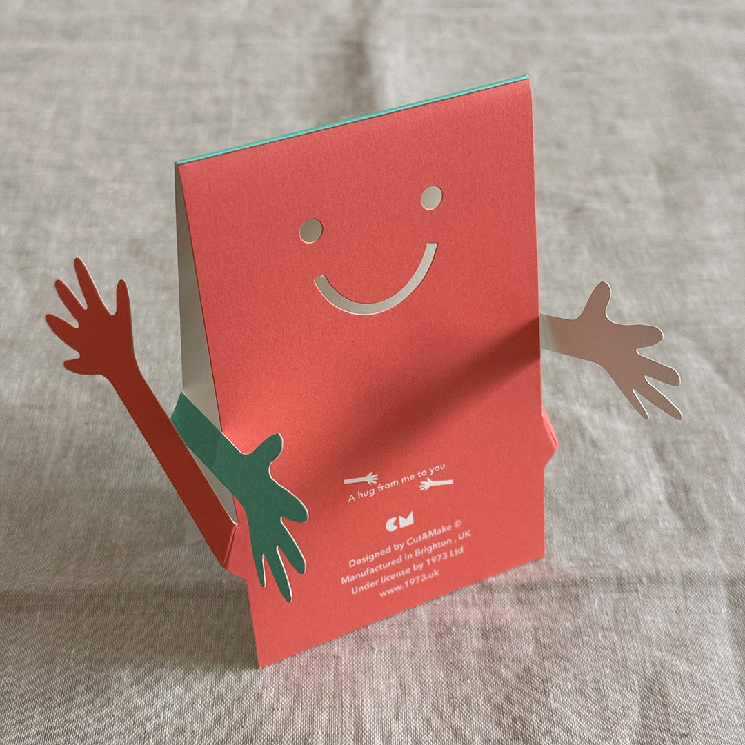 Karte / Hug / Umarmung - Togethery