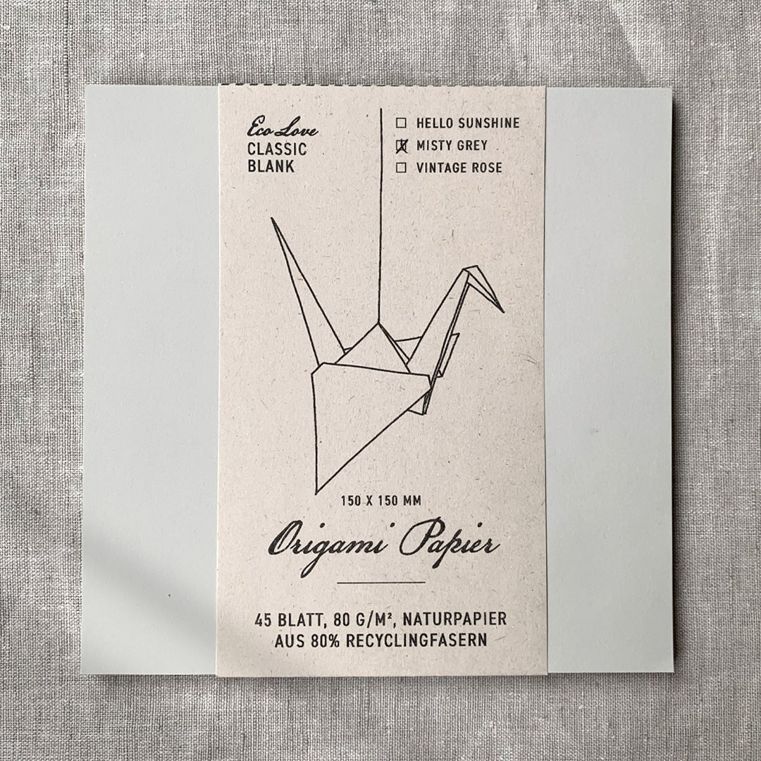 Origami-Papier / Eco Love / blanko - Togethery