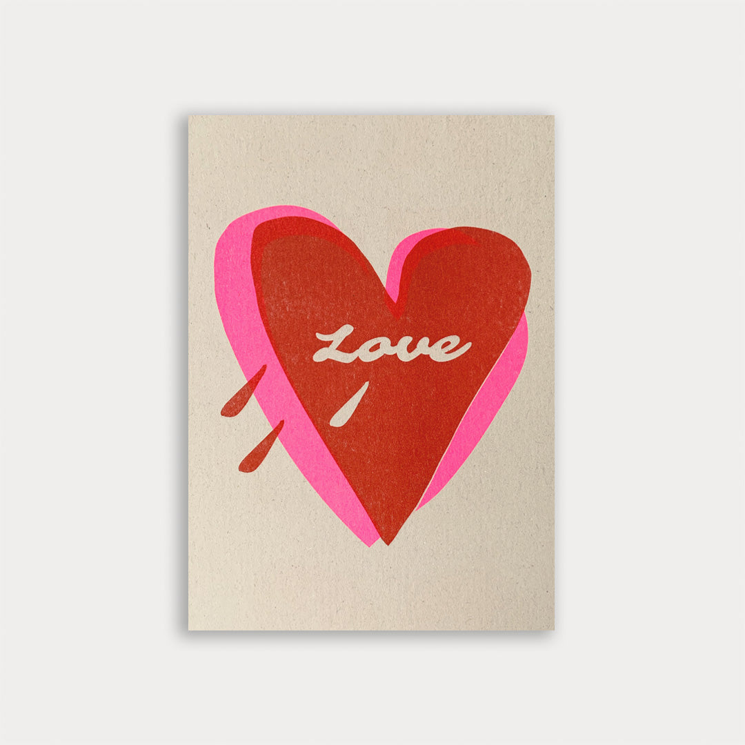Postkarte / Herz / Love