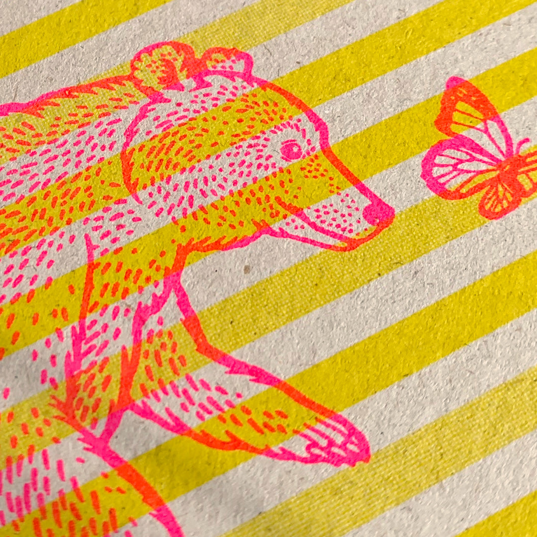 Postkarte / Bär - Togethery