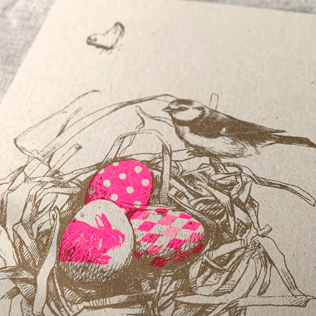 Postkarte / Osternest - Togethery