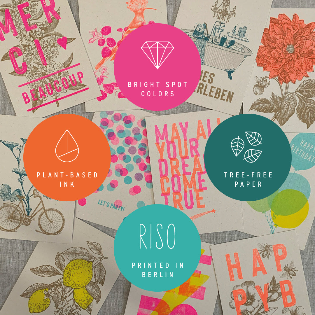 Postkarten Risographie