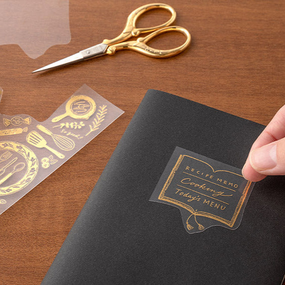 Midori / Transfer Sticker / Goldener Abreibesticker - Togethery