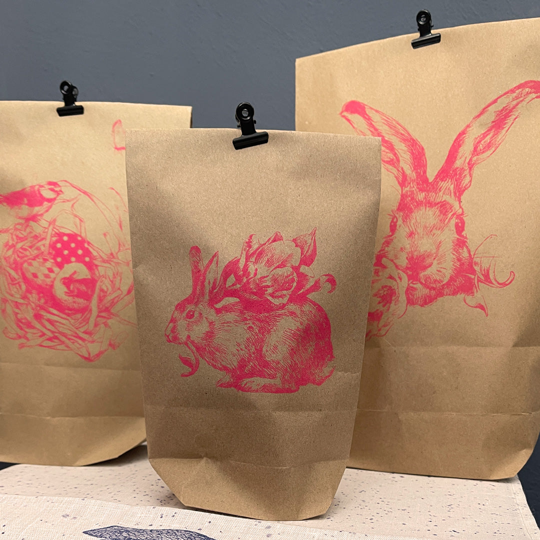 Kraftpapierbeutel / 3 Größen / Ostermotive