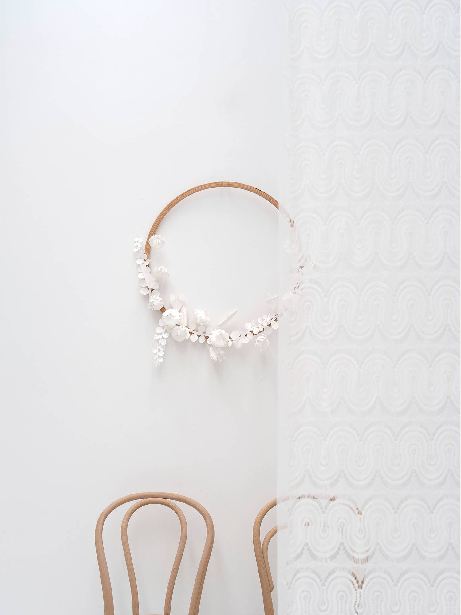 DIY-Strauß aus weißen Blumen (12 Stück)