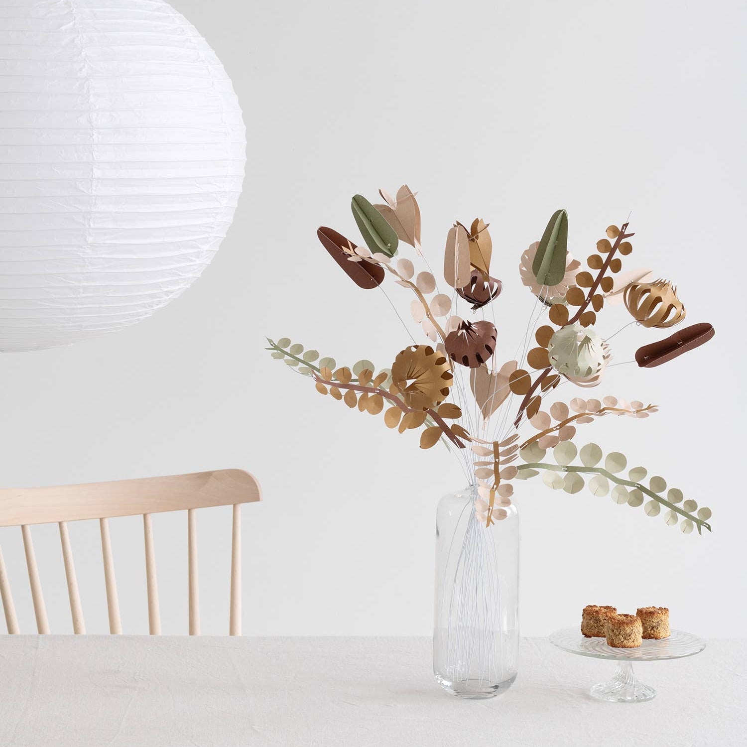 Strauß aus Sommerblumen aus Papier