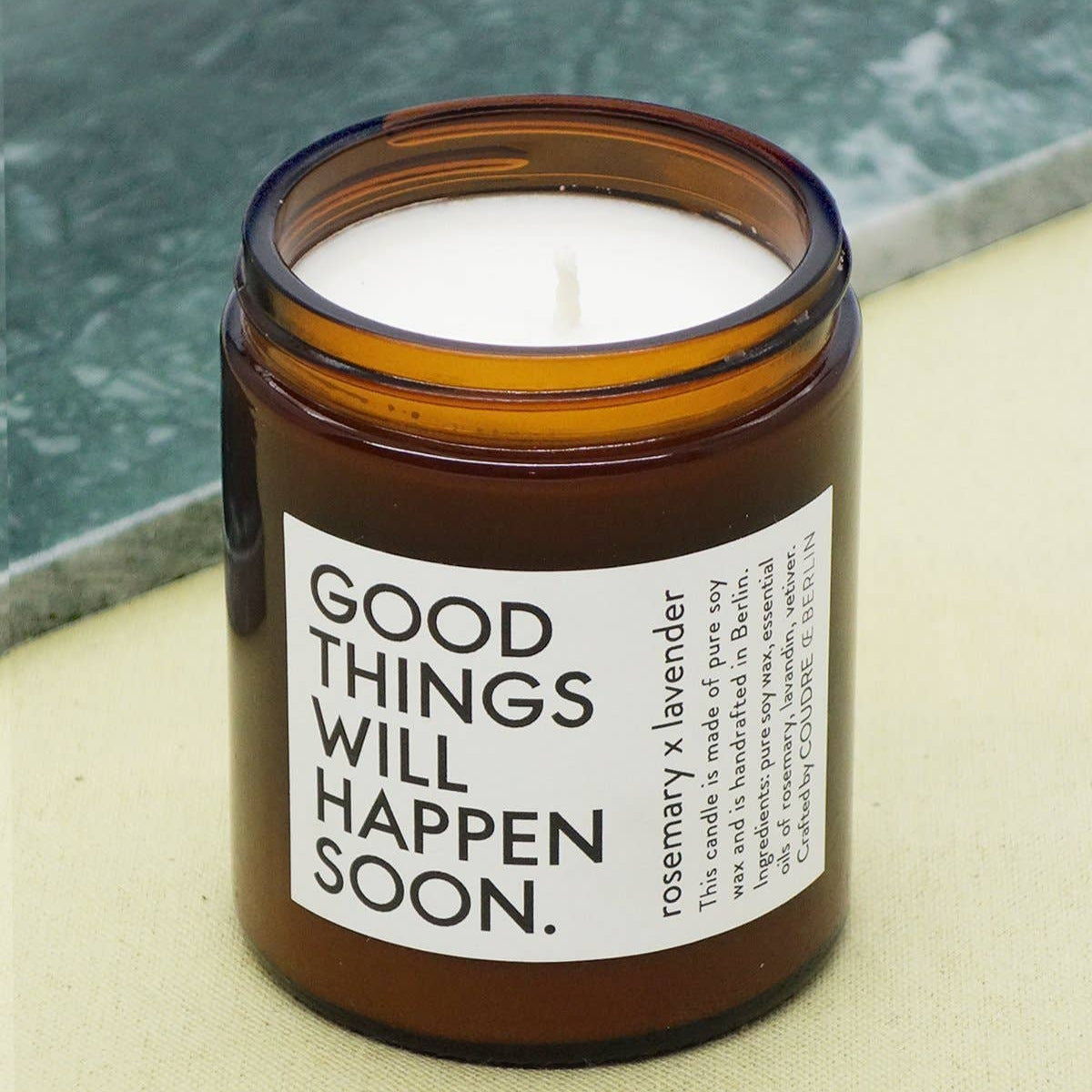 Duftkerze / Good Things will happen soon / Soja-Wachs - Togethery