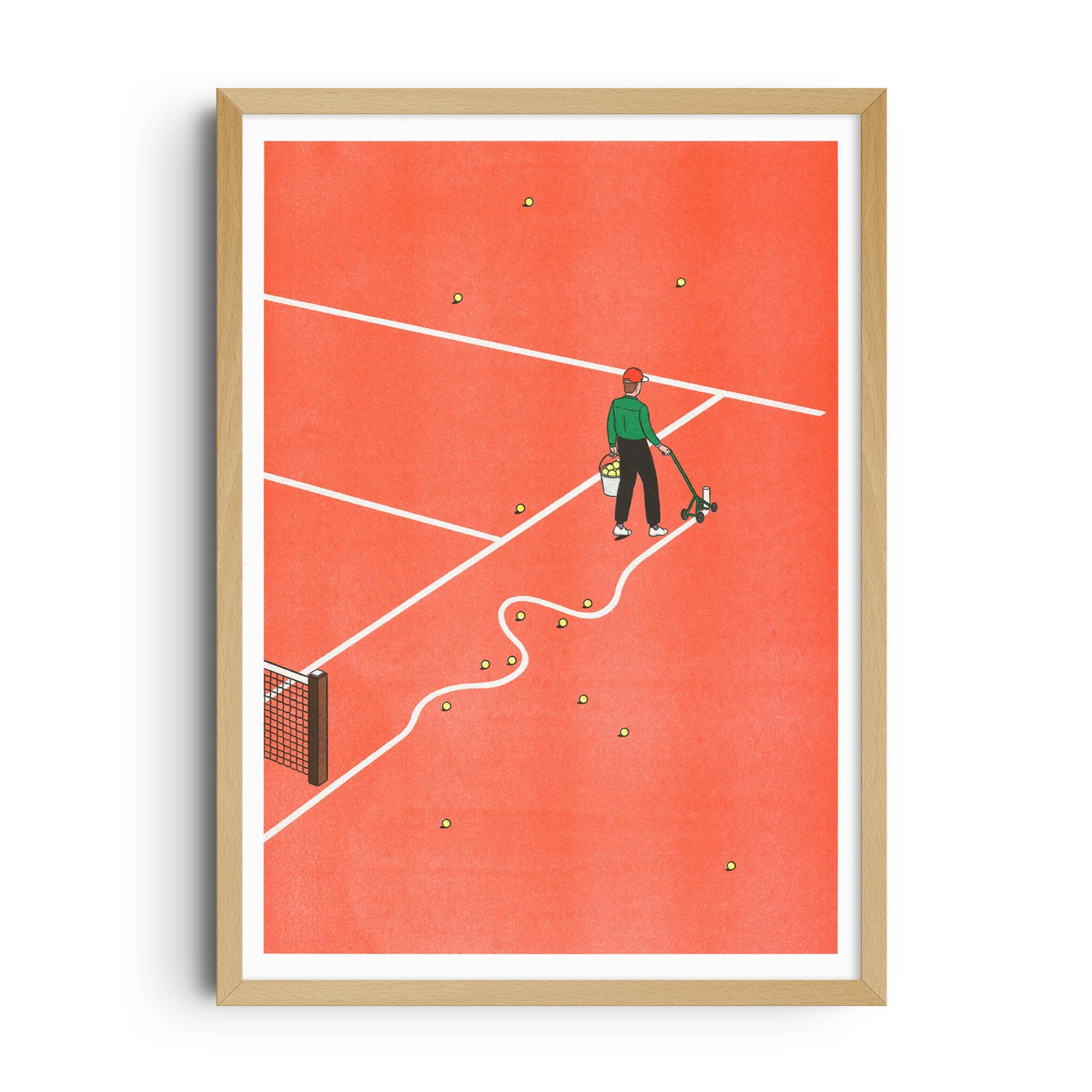 Art Print / A3 / Tennis