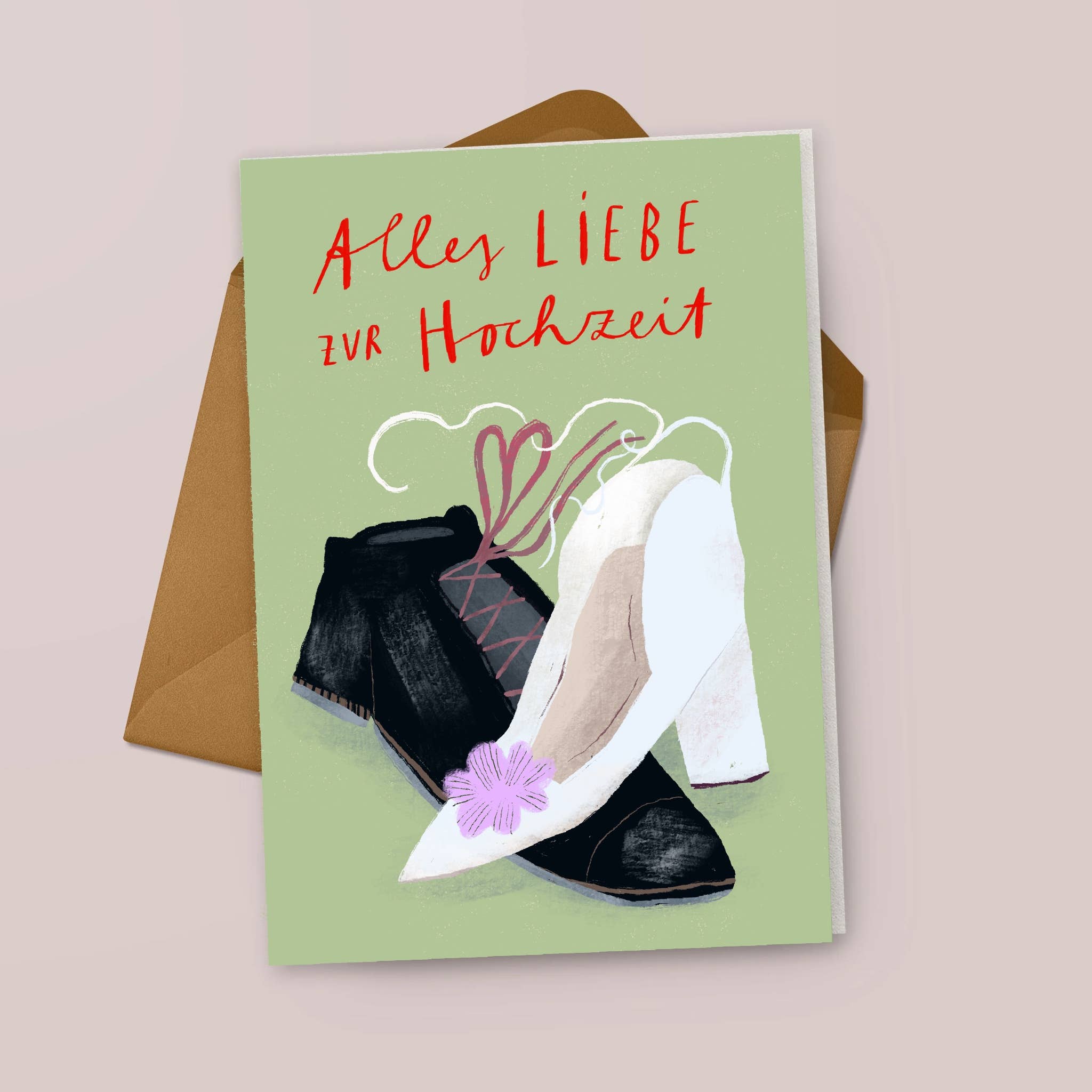 Klappkarte »Hochzeit« mit Umschlag