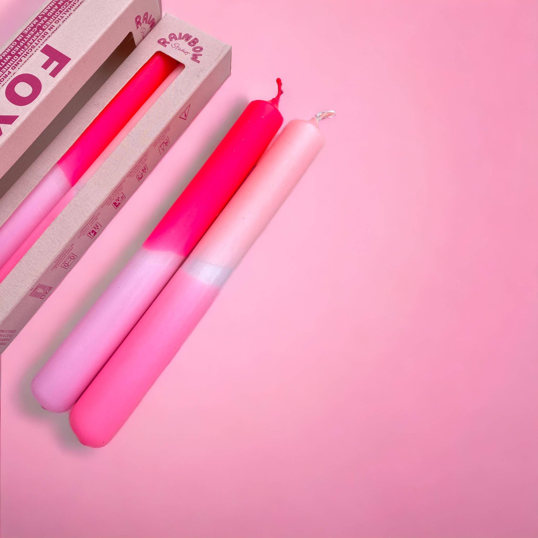 Rainbow Studio / Foxy / Kerzen mit Verlauf