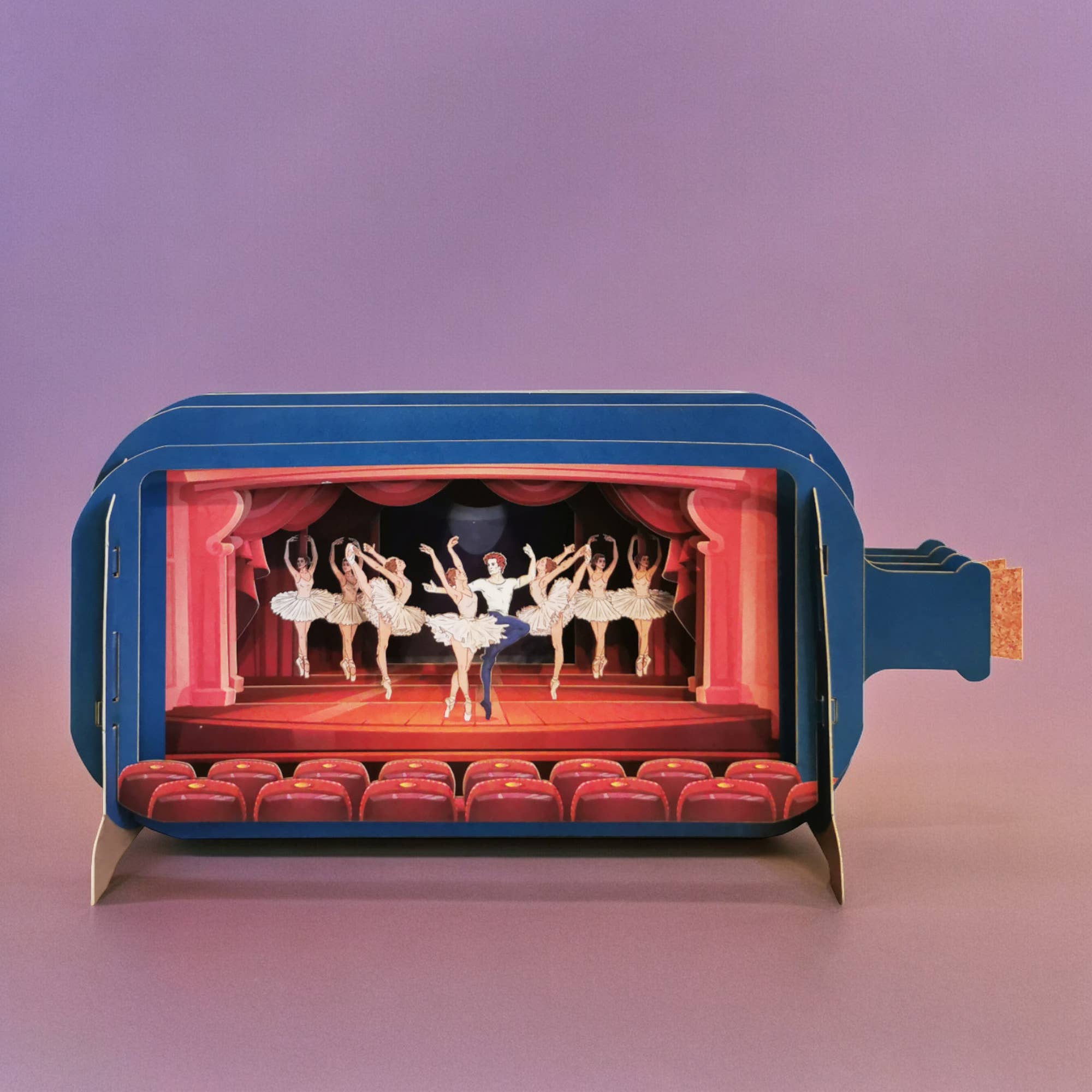 Pop-Up-Karte / Balett / 3D - Togethery