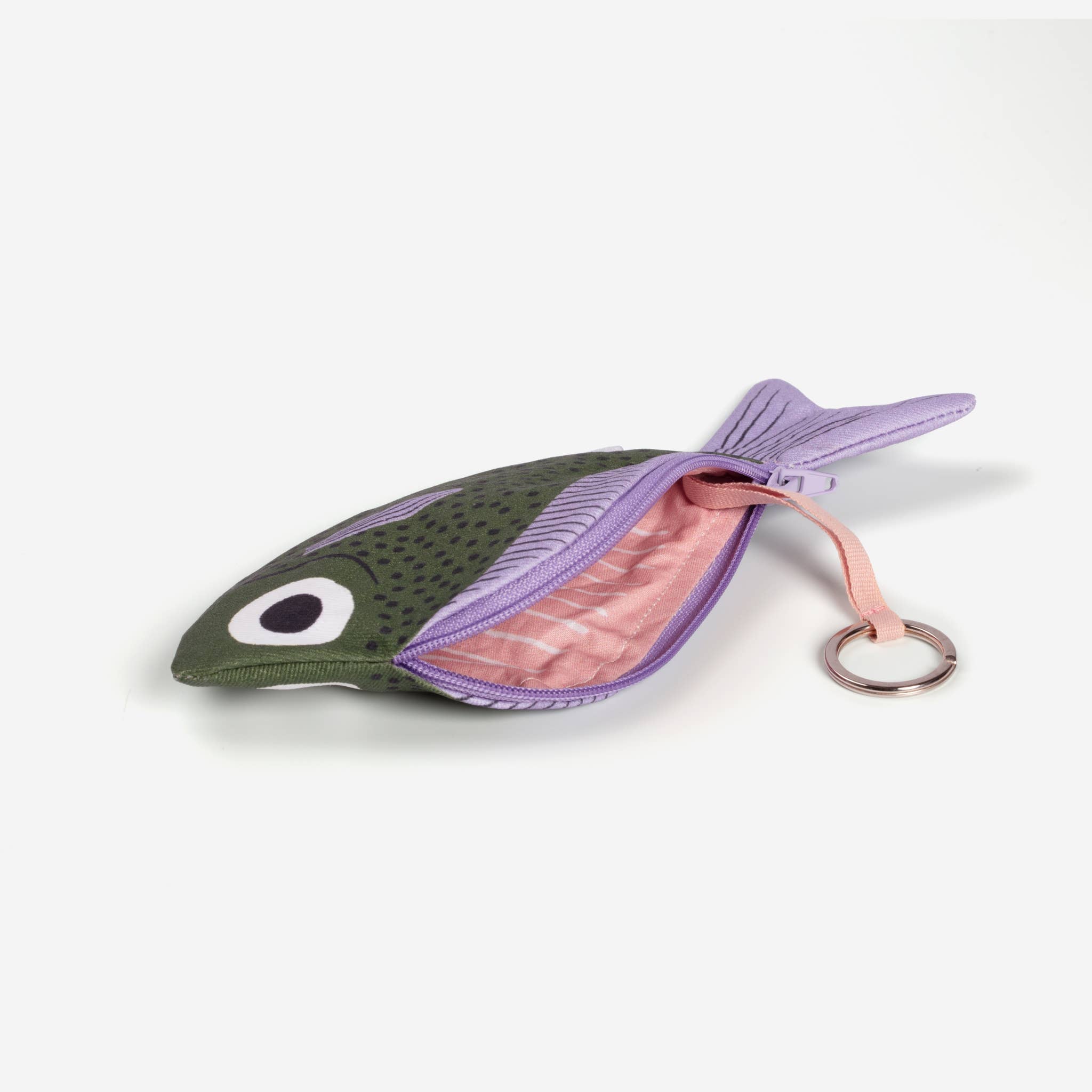Sweeper Geldbörse oder Schlüsselanhänger mit Fischmotiv (grün)