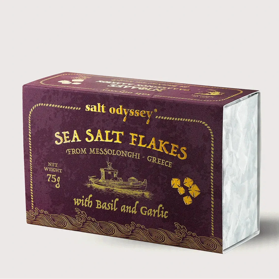 Sea Salt Flames aus der Saline von Messolonghi (Griechenland)