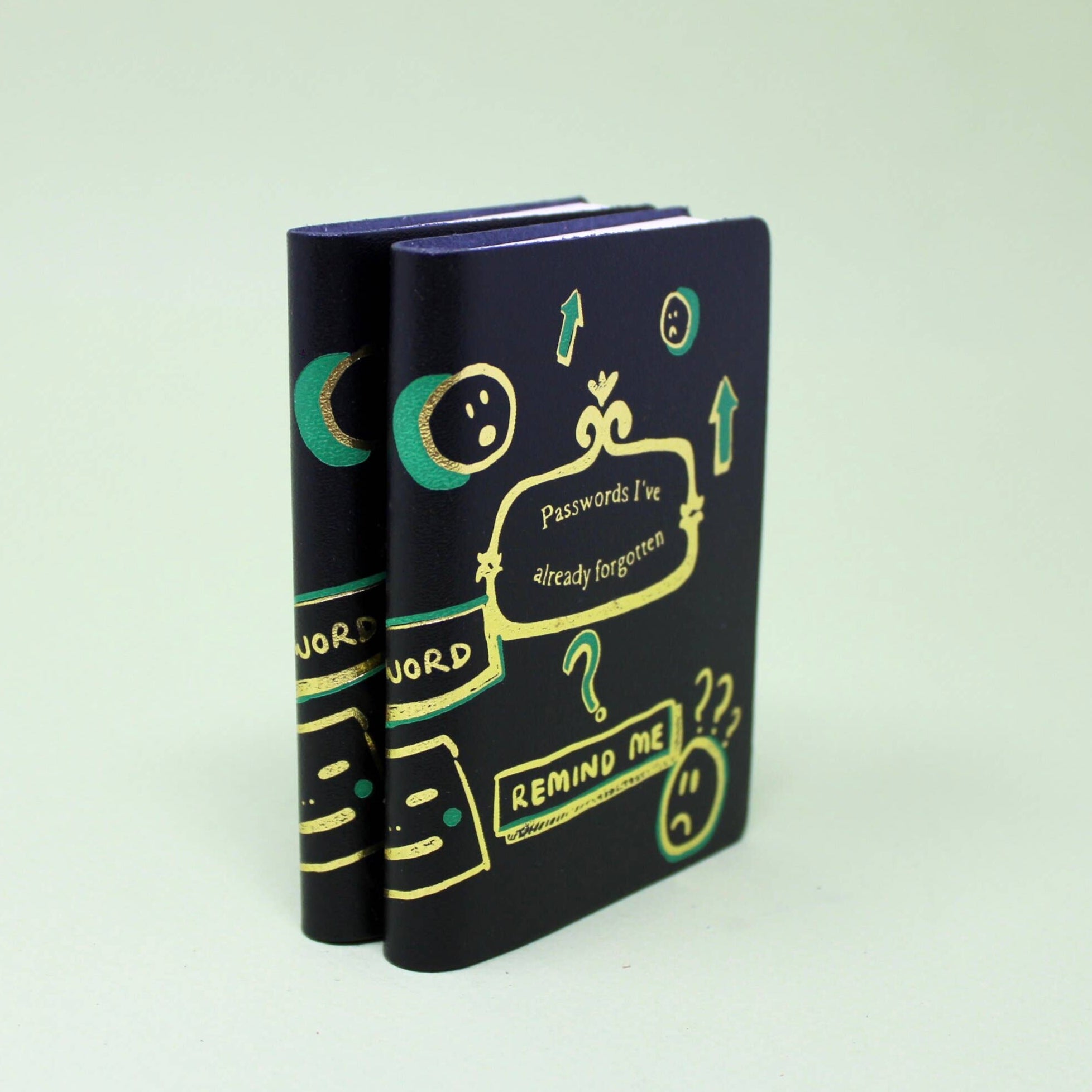 Tagebuch aus Leder / Passwörter