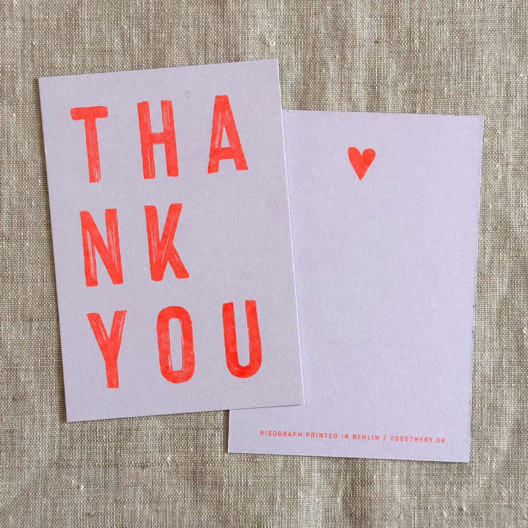 Karte / A7 / Thank you